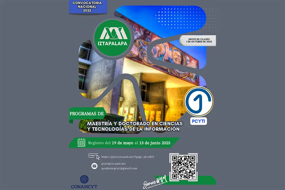 Convocatoria Nacional 2025 Posgrado en Ciencias y Tecnologías de la Información (PCyTI)