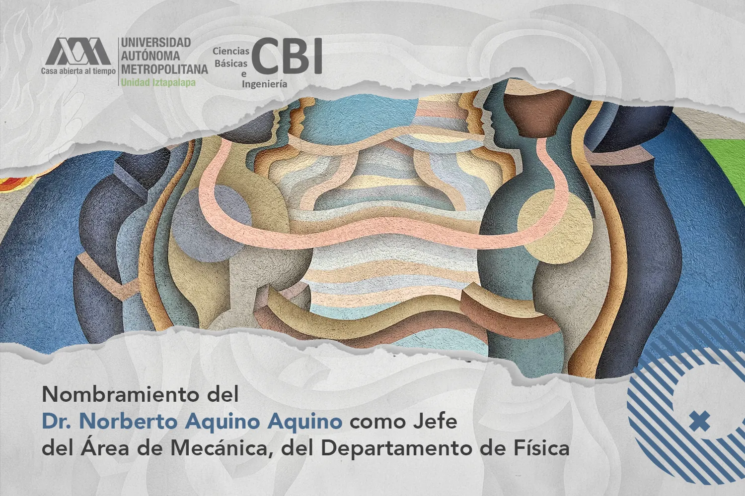 Nombramiento del Dr. Norberto Aquino Aquino, como Jefe del Área de Mecánica, del Departamento de Física