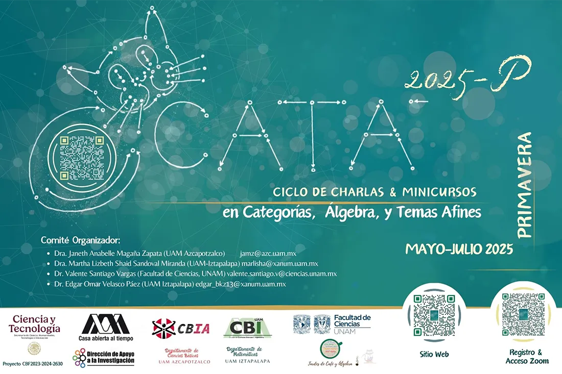 CATA 25-P: Ciclo de charlas y mini-cursos sobre Categorías, Álgebra y Temas Afines
